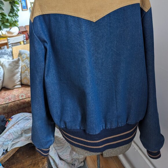 Vintage denim corduroy jacket - Picture 3 of 5